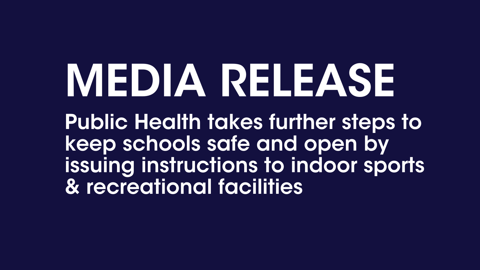 NRPH Media Release